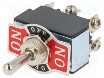 DP DT Maintained (ON)-OFF-(ON) TOGGLE SWITCH 15A/125VAC 10A/125VAC | eBay