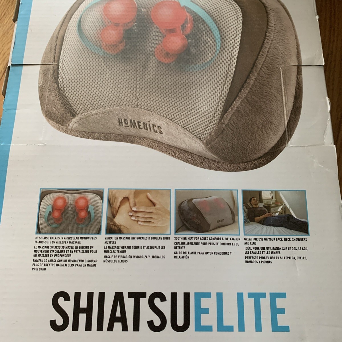homedics sp-100h 3d shiatsu and vibration massage pillow with heat HoMedics Elite 3D Shiatsu & Vibration Massage Pillow with Heat