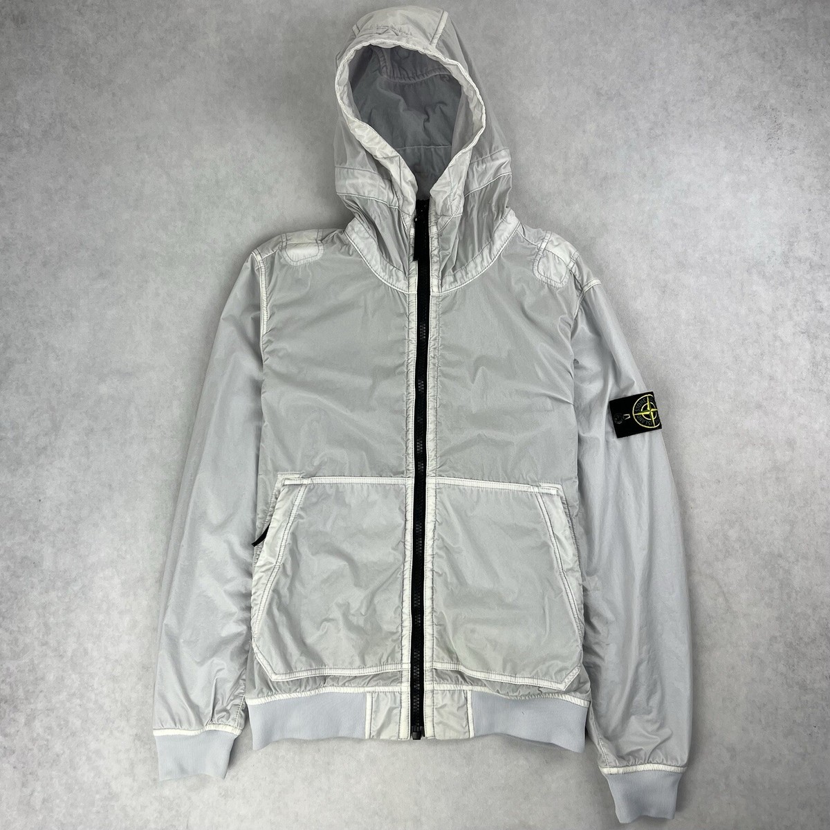 Stone Island Lamy Flock Jacket Ice Blue Coat Small 2411 | eBay Stone Island Lamy Flock Jacket Ice Blue Coat Small 2411 | eBay