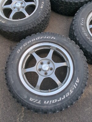 AUTHENTIC SSR Type C 16x7 +43 5x100 WHEELS BFGoodrich All Terrain