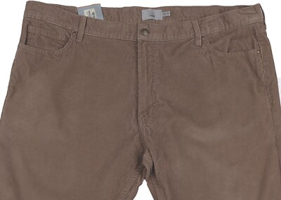 M&S Herren Marks and Spencer braune gerade Cordhose Größe 44 Bein 30,5 Etikett