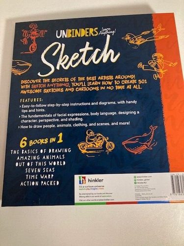 Unbinders Learn Anything Sketch Anything 501 Cool Sketches to Master Hardcover - Picture 10 of 13