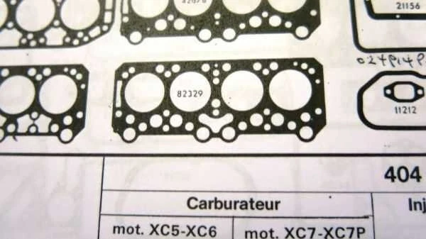 Peugeot 404 1968cc Cylinder Head Gasket - 82329 - Image 2 of 2