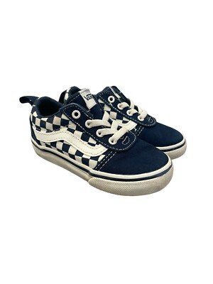 Vans Toddler Slip On Ward Checkerboard Navy Size