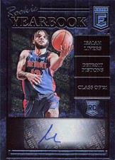 2021-22 Donruss Elite #RY-ILI Isaiah Livers Rookie Yearbook Autograph Auto RC