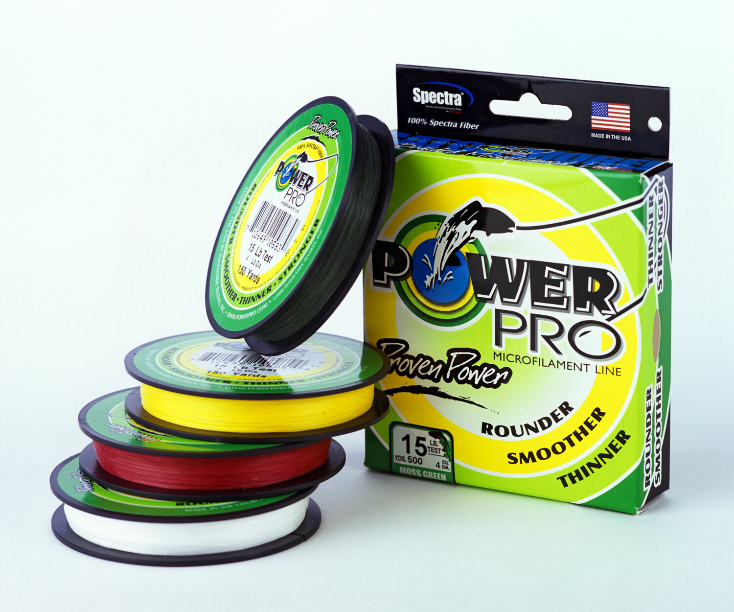 PowerPro Spectra Fishing Braid Line 300 Yards Pick Color/Line Test