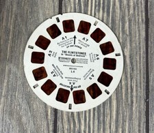 Vintage 1960 The Flintstones In Beasts Of Bedrock View Master Stereo Reel