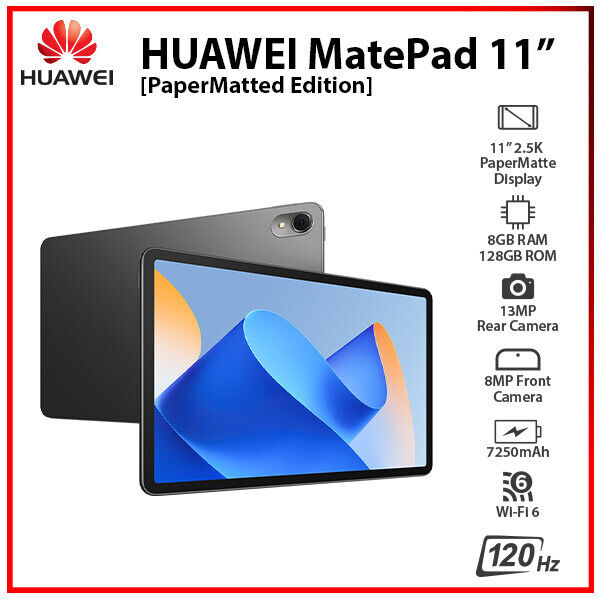 NEW HUAWEI MatePad 11-inch PaperMatte Edition 8GB+128GB Android PC Tablet  (WiFi)