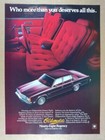 1979 Oldsmobile 98 Regency Sedan vintage print Ad