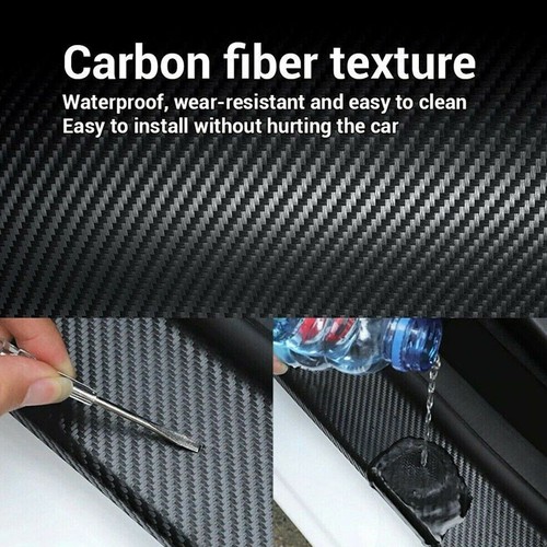 Carbon Fiber For Car Windows Helmet Wall Tape Adhesive Sticker Texture DIY - Picture 12 of 12