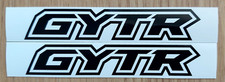 2 ADESIVI ADESIVO YAMAHA GYTR TENERE 700, R1 R6  STICKER BIANCO  18 CM.