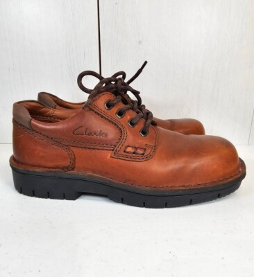 Clarks Active Air Brown Leather Oxford Shoes Lace Up 37532 