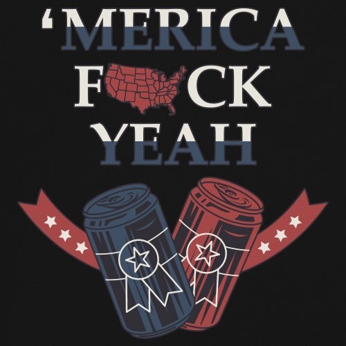 Merica F*ck Yeah Sweatshirt Patriotic American Pride Drinking Beer Hoodie - Picture 3 of 56
