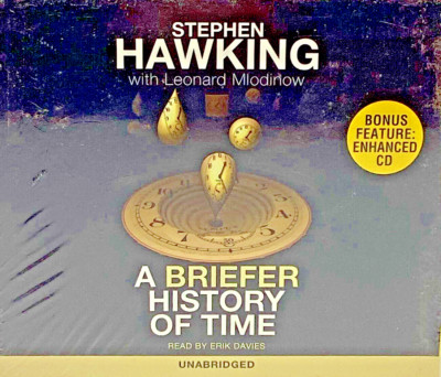 A Briefer History Of Time Stephen Hawking Audio 4 CD's Box Set