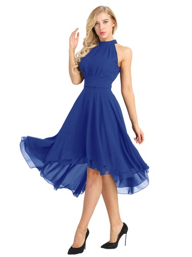 Elegante Damen Abendkleid Cocktailkleid Partykleider Chiffon Langes Maxi Kleid - Bild 178 von 198