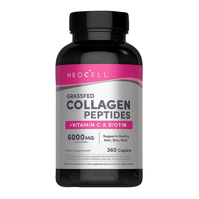 NeoCell Grassfed Collagen Peptides+Vit C+Biotin/Healthy Skin/Nails/Joints 360 ct
