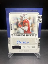 2022 Chronicles Draft Picks Jalen Tolbert College Ticket Auto /149 (RC) #CCT-JTO