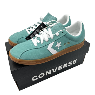 Converse All Star Classic Trainer Suede Shoes Mens Size 7.5 Green