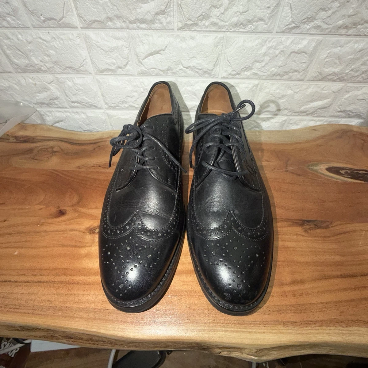 Polo Ralph Lauren Black Wingtip Dress Shoes for Men for sale | eBay