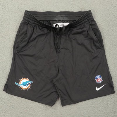Miami Dolphins Shorts Mens Medium Team Issued Nike Dri Fit 2025 Practice Train