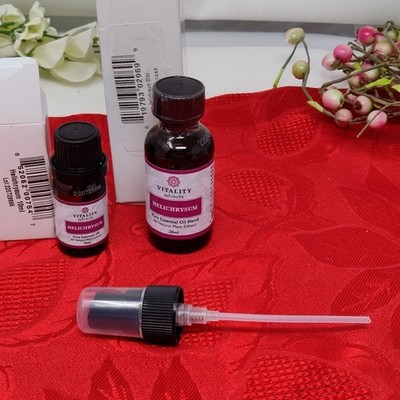 1+1 VITALITY EXTRACTS Therapeutic Grade Essential Oils 10ml+30ml HELICHRYSUM