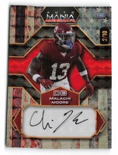 2024 Wild Card Automania #AMAH-MM Malachi Moore Rookie Auto Alabama /10 SN,RC. rookie card picture
