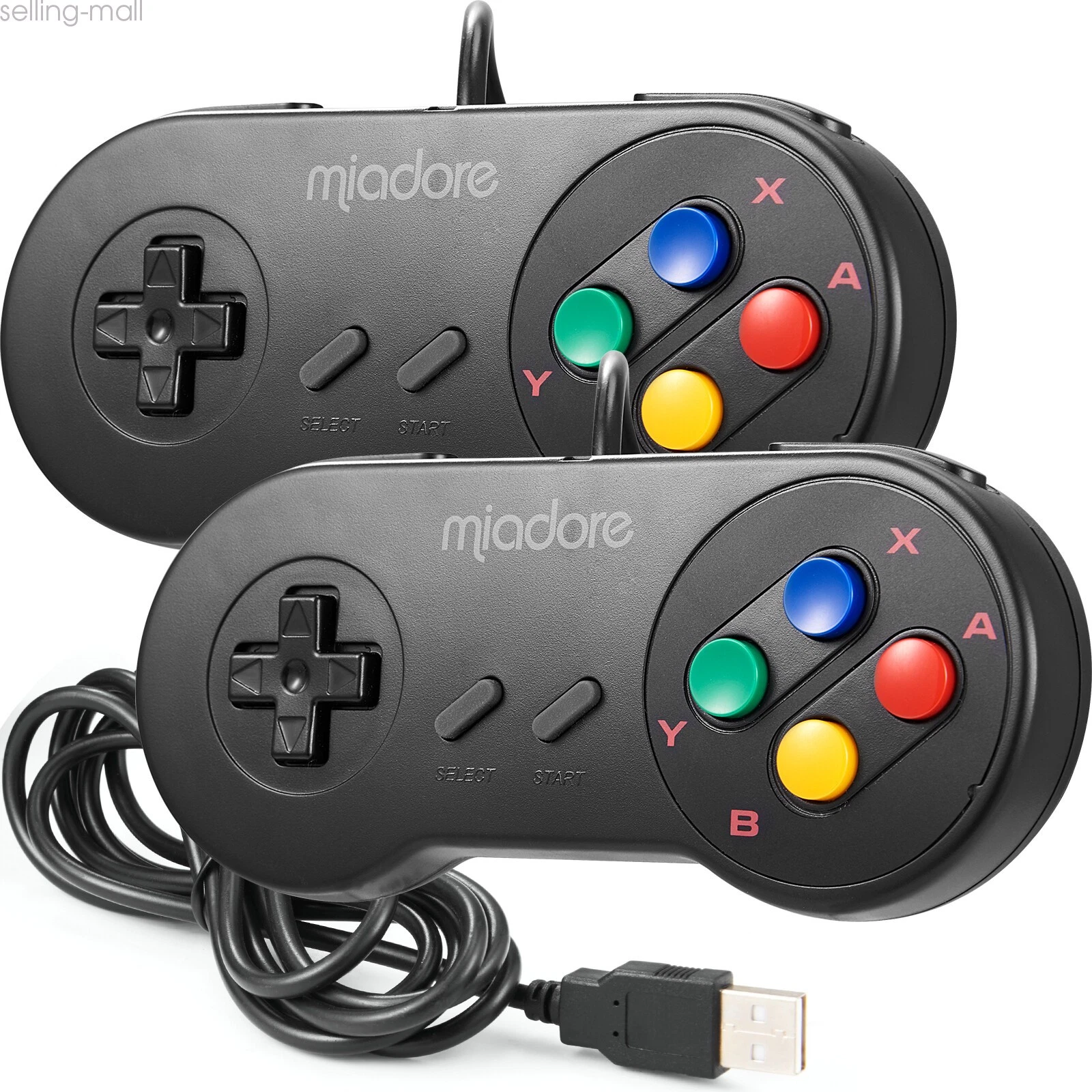 SNES USB Controller - Black