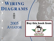 2005 Ford Lincoln Aviator Electrical Wiring Diagrams Manual