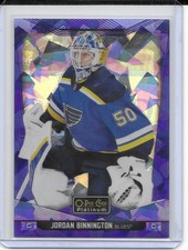 2024-25 O-Pee-Chee Platinum Jordan Binnington Blue Fragments /125 Blues