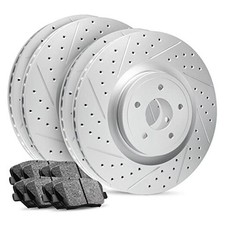 Front Rear Brakes and Rotors Kit Front Rear Brake Pads Brake Rotors and