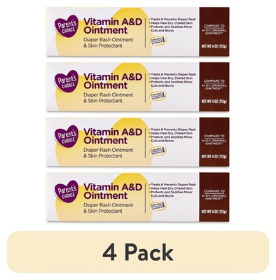 (4 pack) Vitamin A and D Ointment, 4 oz