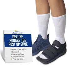 Deluxe Post Op Recovery Shoe- Adjustable Medical Walking Shoe Post Surgery