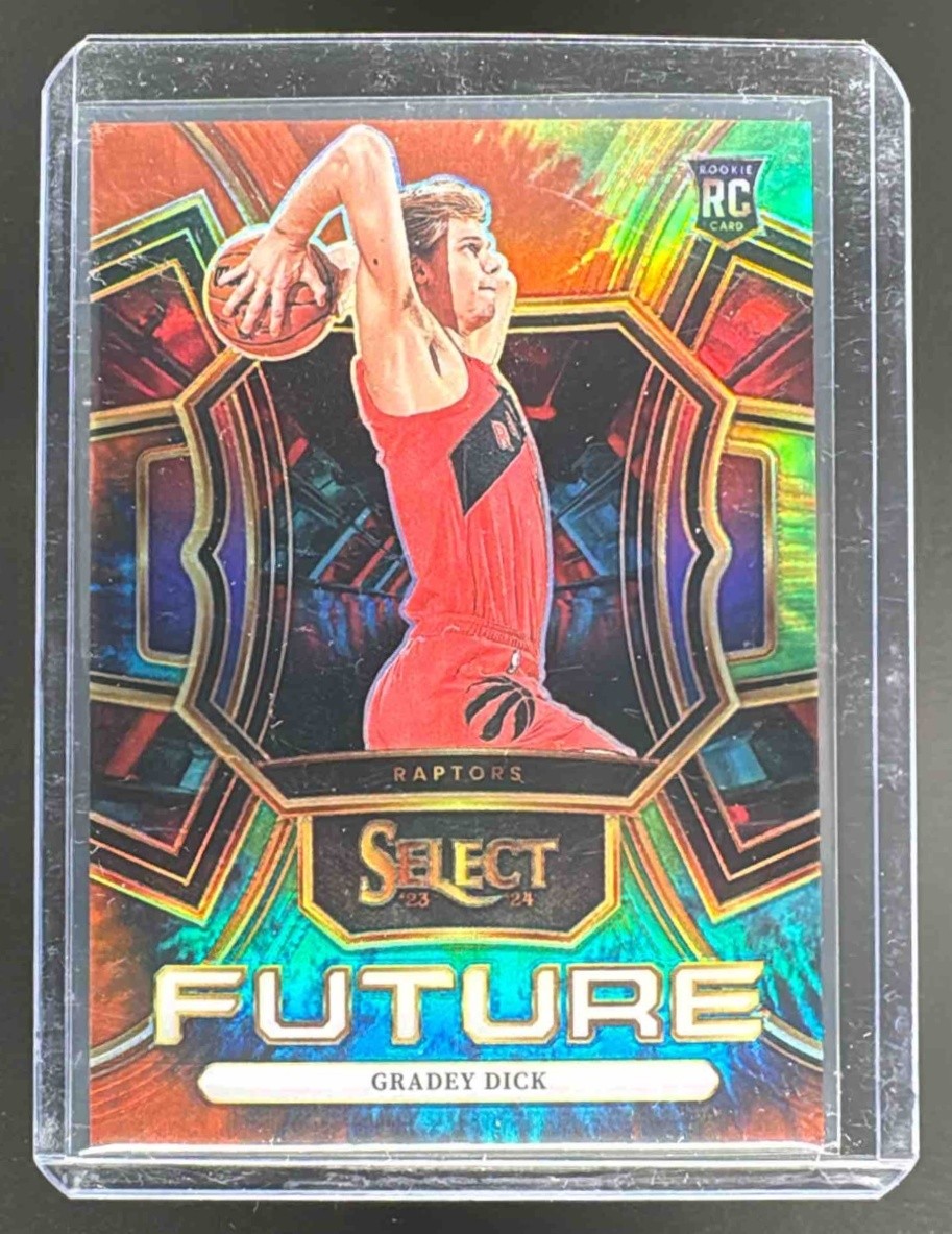 Gradey Dick 2023 Panini Select #17 Tie Dye Prizm Future Rookie RC /25