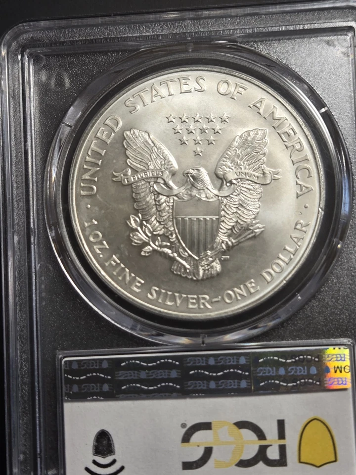 1998 Silver Eagle Coin MS69 - Image 2 of 2