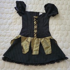Halloween Costume Wizard of Oz Wicked Witch Black Green Womens Sz Extra Small