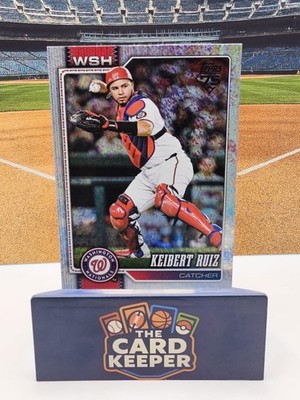 Topps 2026 Series 1 Keibert Ruiz #245 Washington Nationals Holo Foil