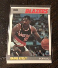 Jerome Kersey 1987-88 FleerBasketball - #60 - Portland Trail Blazers