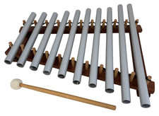 Schlagwerk TRS210 Table Bar Xylophone 12 Tube Metallophone Germany - G6 O676