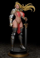 Knight Girl 1/12 Scale Resin Figure NSFW | Unpainted Model Kit