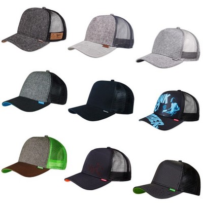 DJINNS   HFT TRUCKER CAP DRMTM Rib Stop Funk So Spotted Tweed Cut Mesh Hat Kappe