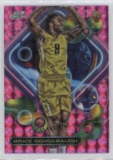2023-24 Topps Cosmic Chrome Pink Galaxy Refractor Brice Sensabaugh #175 1bg0