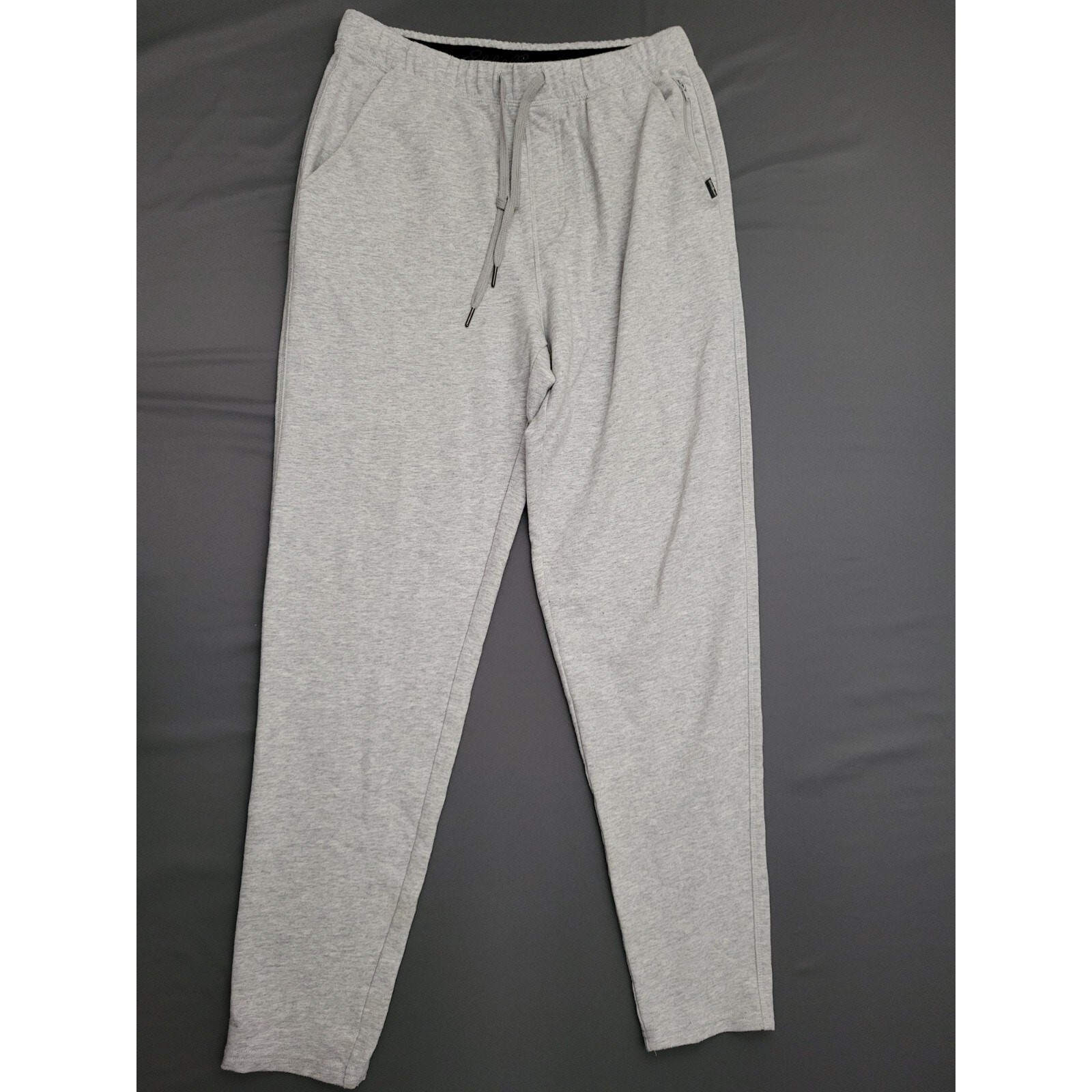 Eddie Bauer Pants Mens Medium Sweatpants Tapered Mid Rise Lounge Pull On Gray