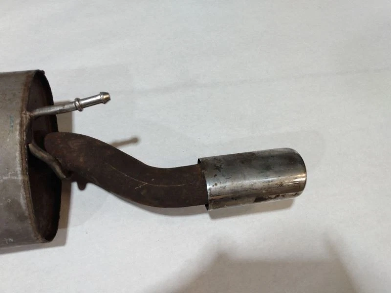 Silenciador trasero derecho pasajero Jaguar XK8 XKR 2000 2001 02 con tubos y punta NJA6784AM Foto 4 de 4