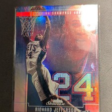 2003-04 Fleer Showcase Richard Jefferson #24 New Jersey Nets Basketball Card