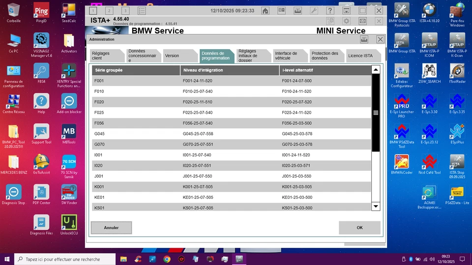 PC DIAG - Pack Diagnostic BMW-ISTA, INPA, NCS EXPERT, E-SYS – SSD 1To – COMPLET - Photo 4/4