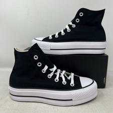 Converse Chuck Taylor All Star Lift Platform Canvas Black Women's 5.5 B-Grade 2