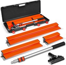 Drywall Skimming Blade Set, 12" 22" 32" Blades  Adjustable 24"-55" Aluminum han