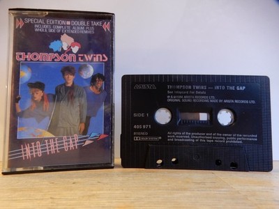 THOMPSON TWINS INTO THE GAP + EXTENDED REMIXES KASSETTE MC TAPE 1984 ARISTA