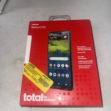 Total by Verizon Nokia C110, 32GB, Grey - Prepaid Smartphone Total By Verizon