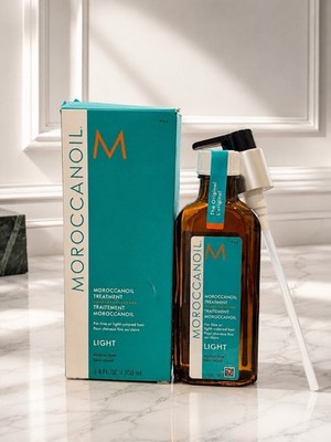 Moroccanoil Treatment Light 3.4 oz /100ml For Fine Light Hair Sealed NIB W/ Pump
